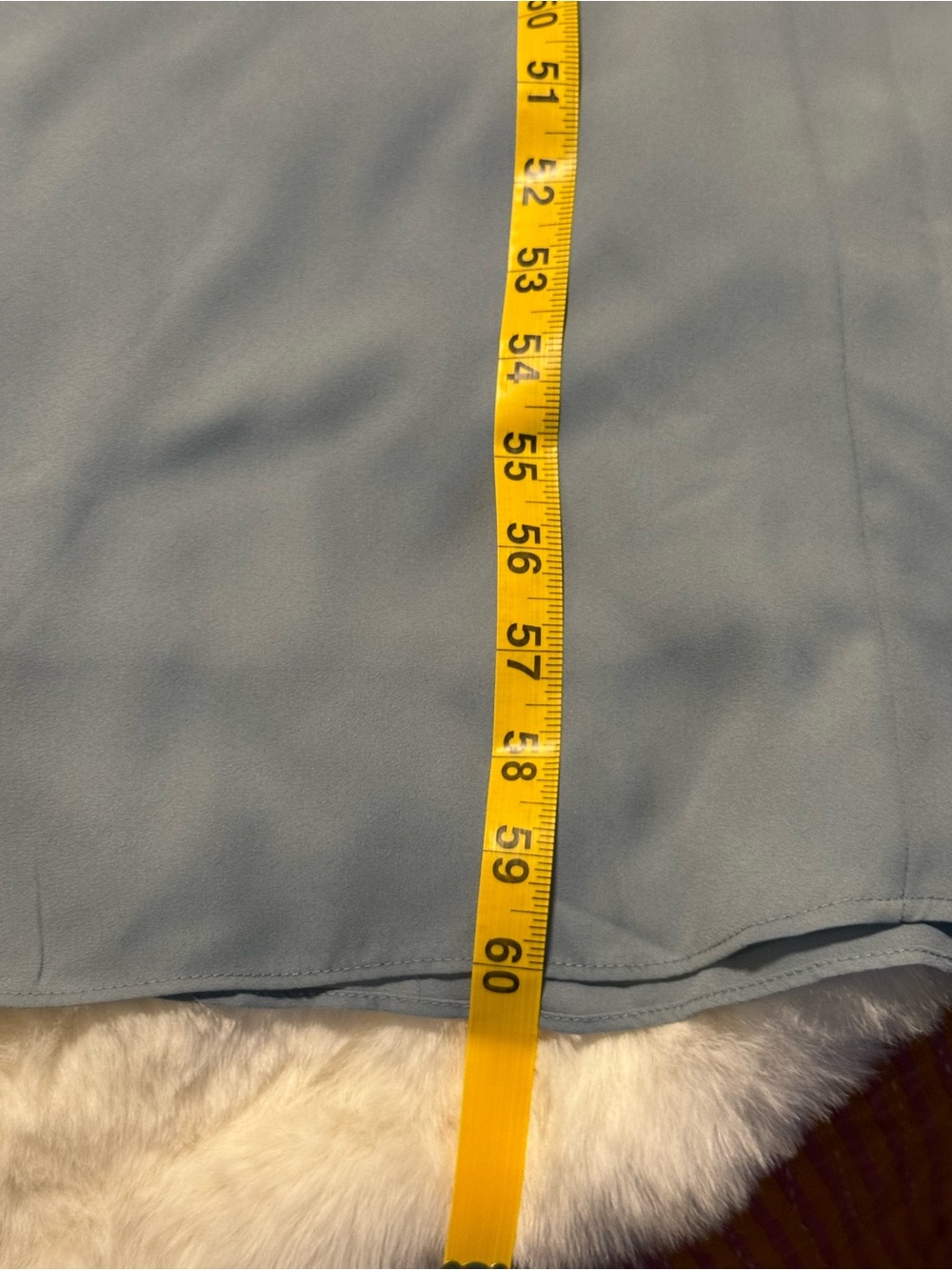 Lulu's Dusty Blue One-Shoulder Ruffle Maxi Dress - Picture 8 of 12